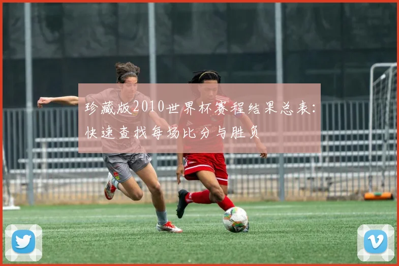 珍藏版2010世界杯赛程结果总表:快速查找每场比分与胜负