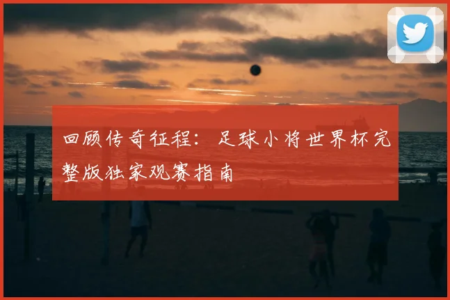 回顾传奇征程：足球小将世界杯完整版独家观赛指南